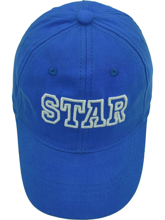 Gift-Me Kids' Hat Jockey Fabric Blue