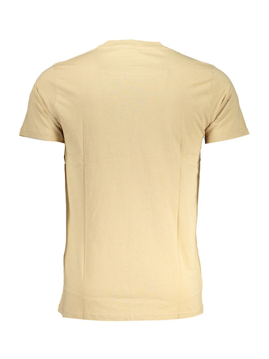 Roberto Cavalli Men's Short Sleeve T-shirt Beige