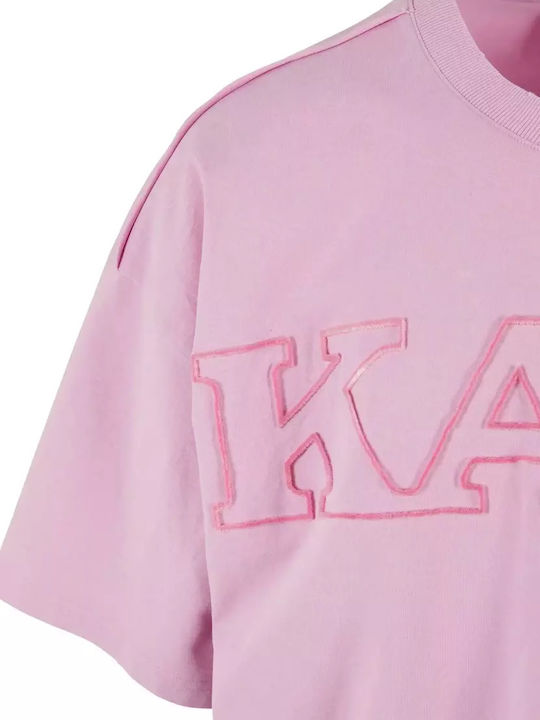 Karl Kani Washed Ανδρικό T-shirt Κοντομάνικο Pink