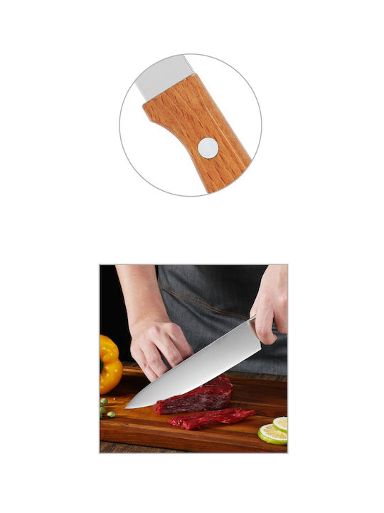 Tpster Knife Chef from Stainless Steel 33cm