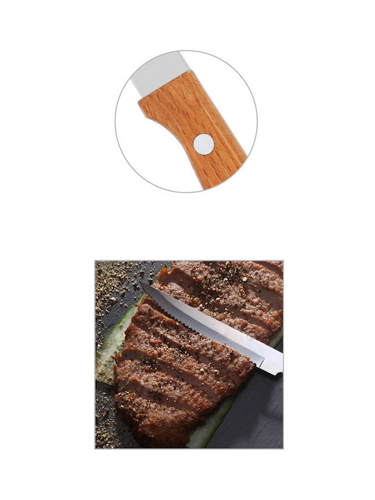 Tpster Knife Meat from Stainless Steel 22cm