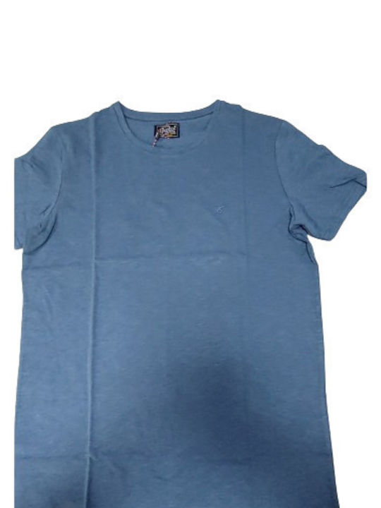 Paco & Co Herren T-Shirt Kurzarm Blau