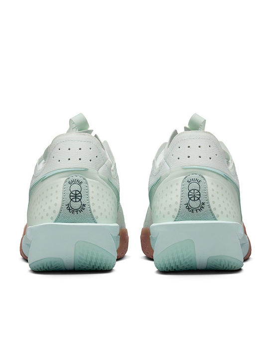Air Zoom G.T. Cut 3 Low Basketball Shoes Barely Green / Sail / Safety Orange / Jade Ice