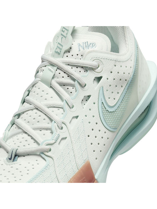 Air Zoom G.T. Cut 3 Low Basketball Shoes Barely Green / Sail / Safety Orange / Jade Ice