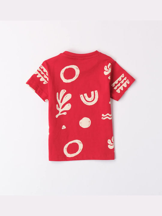 iDO Kids Blouse Short Sleeve Red