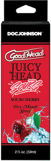 Spray pentru gură uscată Juicy Head cu aromă de cireșe acrișoare 60 ml