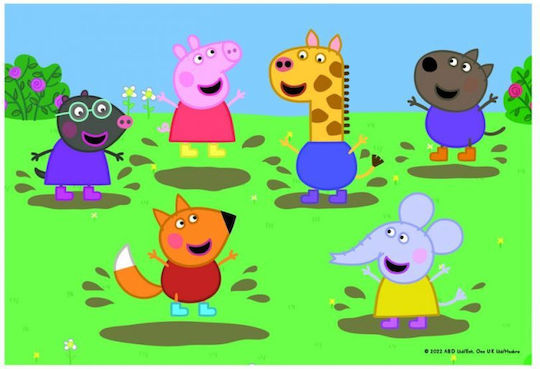 Dino Peppa Pig & Freunde 2x48 Teile Puzzle Dino 38166