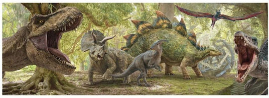 Dino World Dinosaurs 150 Pieces Panoramic Puzzle Dino 39336
