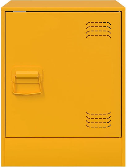 Комоди Метални Жълт 2бр 34.5x39x44см