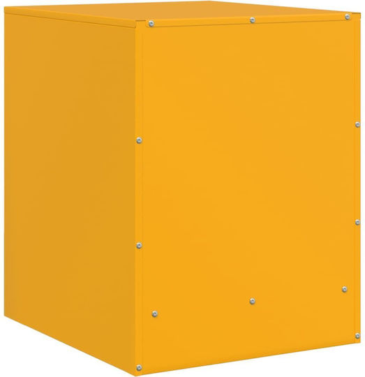 Комоди Метални Жълт 2бр 34.5x39x44см