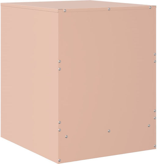 Комоди Метални Розов 2бр 34.5x39x44см