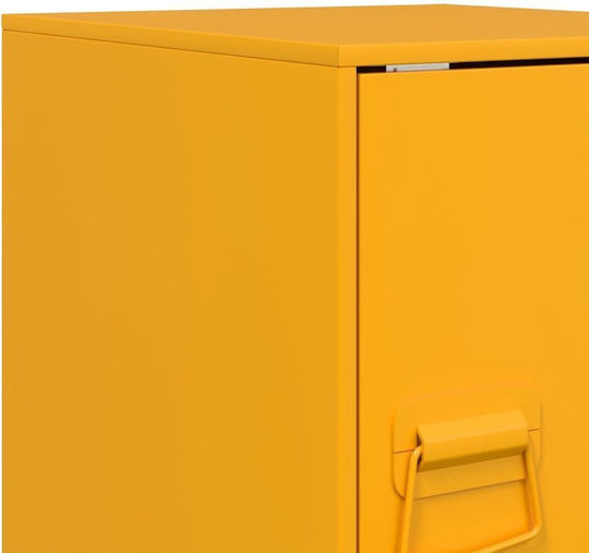 Комоди Метални Жълт 2бр 34.5x39x44см