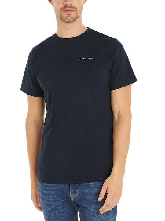 Tommy Hilfiger T-shirt Bărbătesc cu Mânecă Scurtă BLUE