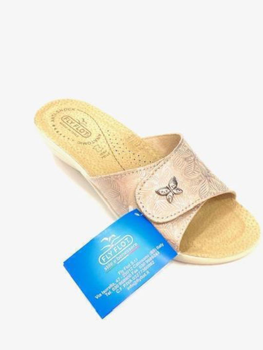 Platforme Dama De Vară Tip Slip On Bej M166