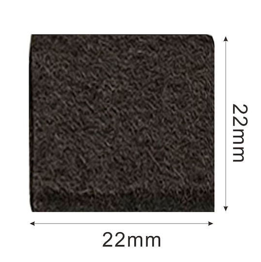 Tpster Möbelsocken Quadratische mit Aufkleber 22x22mm 24Stück 34776 Tpster Möbelsocken Quadratische mit Aufkleber 22x22mm 24Stück 34776