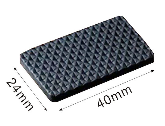 Tpster 34741 Rectangular Felts with Sticker 24x40mm 12pcs