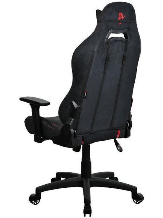 Arozzi Torretta Supersoft Υφασμάτινη Καρέκλα Gaming με Ρυθμιζόμενα Μπράτσα Μαύρο / Κόκκινο