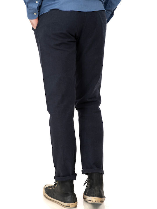 Rebase Men's Trousers Chino Navy Blue