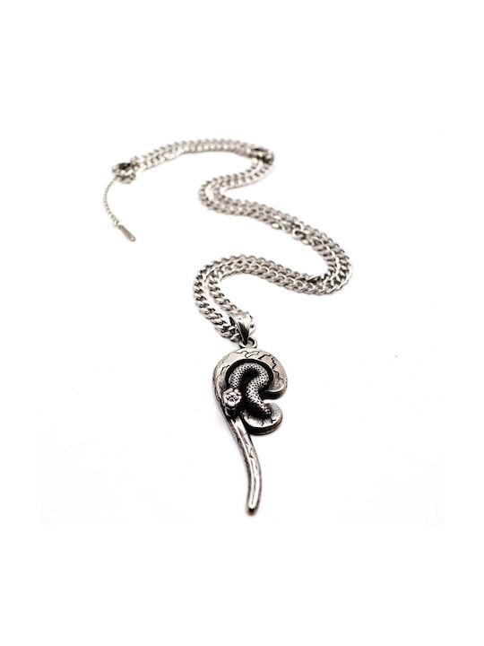 Gang Clothing Necklace with design Snake from Steel