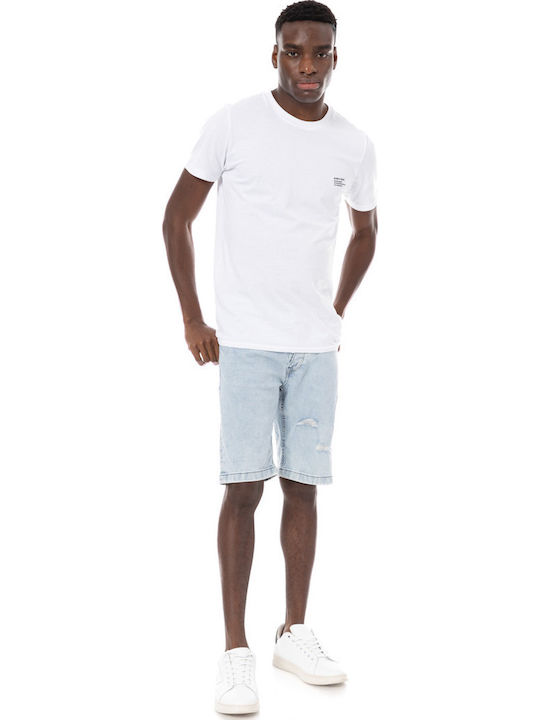 V Date Men's Shorts Washed Blue
