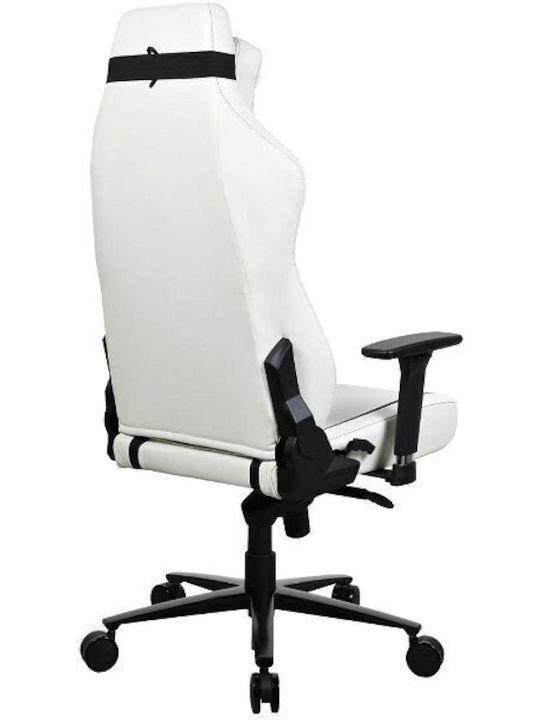Arozzi Vernazza XL Artificial Leather Gaming Chair with Adjustable Arms White