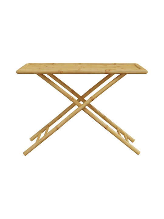 Outdoor-Stuhl Bamboo Bamboo With Grey mit Kissen 5Stück 110x55x75εκ.