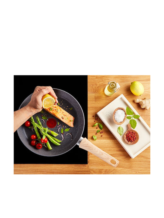 Tefal Force Τηγάνι από Αλουμίνιο 24cm