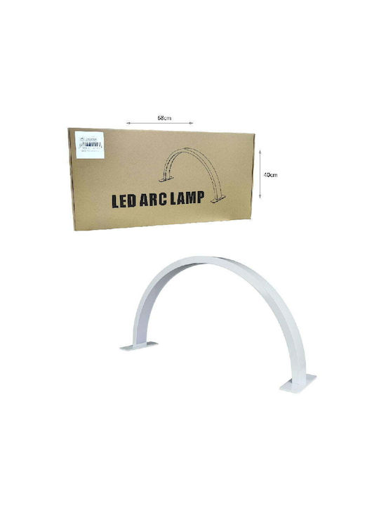Moon Διακοσμητικό Φωτιστικό LED Θερμό Λευκό 72x37εκ.
