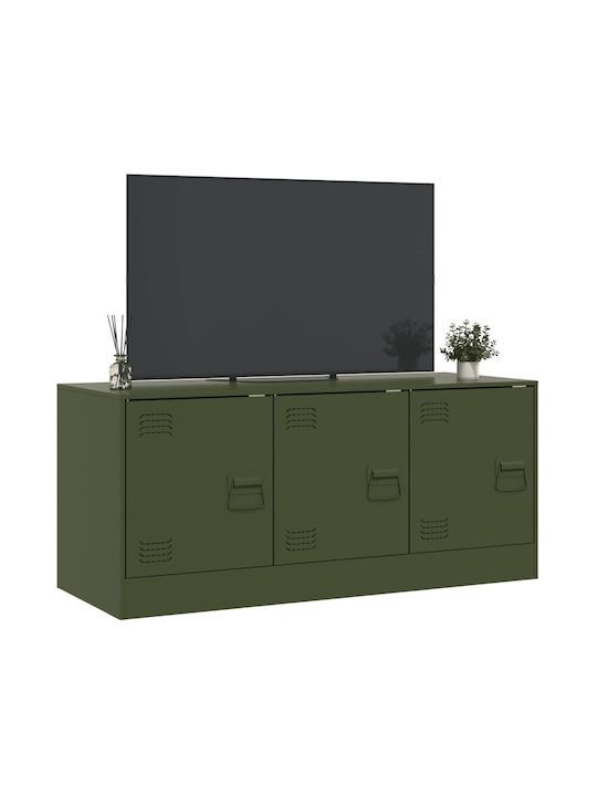 Stand TV Metalic Verde Măsliniu L99xA39xÎ44cm