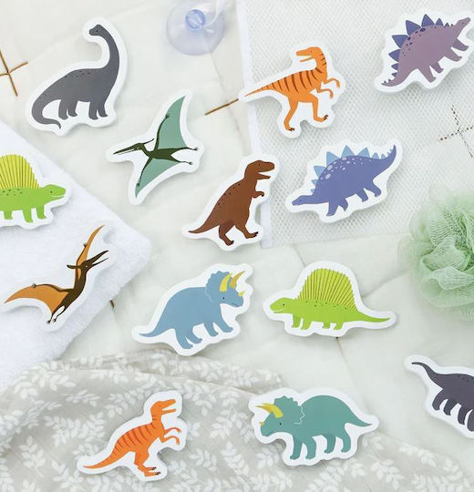 Ein wenig schönes Unternehmen Badespielzeug Schaumstoffstücke Wassersticker - Dinosaurier