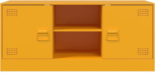 Metallic Mustard Yellow TV Stand M99xL39xH44cm