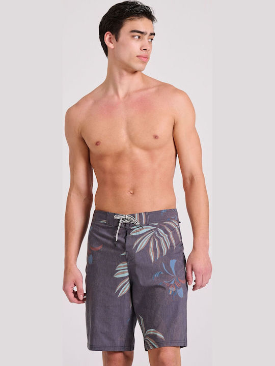 Men's Swimwear Bermuda Gray Floral