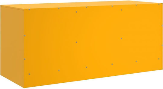Metallic Mustard Yellow TV Stand M99xL39xH44cm