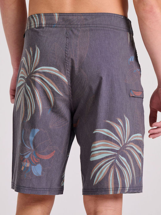 Men's Swimwear Bermuda Gray Floral