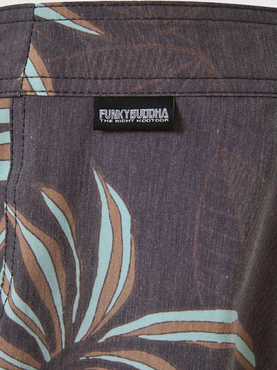 Men's Swimwear Bermuda Gray Floral