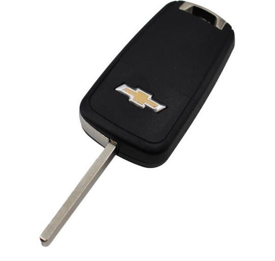 Carcasă cheie auto cu lamă Pliabil cu 2 butoane pentru Chevrolet
