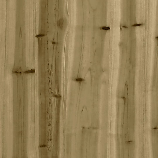 vidaXL Holzturm mit Kletterfläche Braun