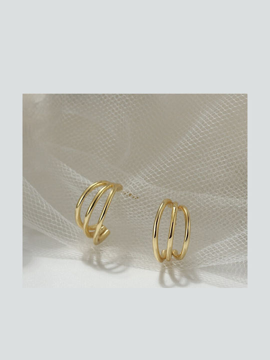 Hoops Earrings Hoops made of Silver Gold Plated