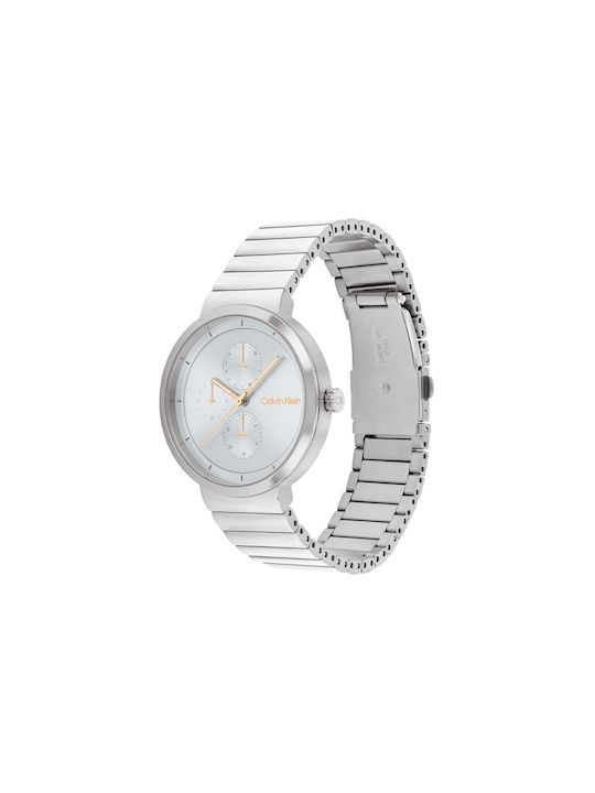 Calvin Klein Watch Battery with Silver Metal Bracelet