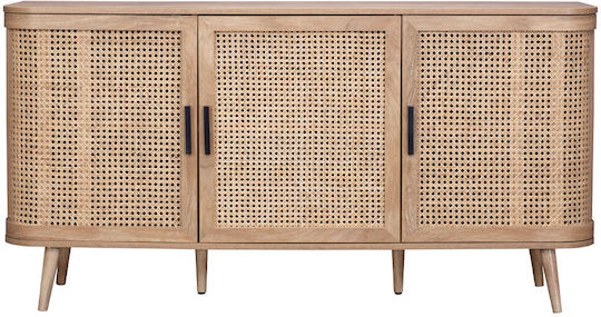 Μπουφές Monmarte Ξύλινος Φυσικό 150x39x77cm Μπουφές Monmarte Ξύλινος Φυσικό 150x39x77cm