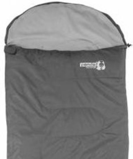 Panda Sac de dormit Single 2 Sezoane Bike Hood 180 Gri
