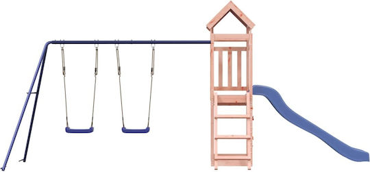 vidaXL Wooden Tower Brown