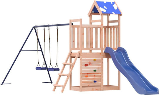 vidaXL Wooden Tower Brown