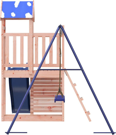 vidaXL Wooden Tower Brown