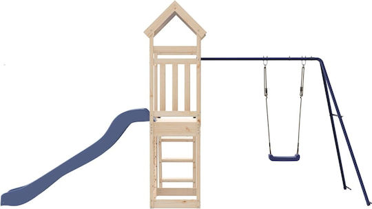 vidaXL Holzturm 427.5x185x215cm. Braun
