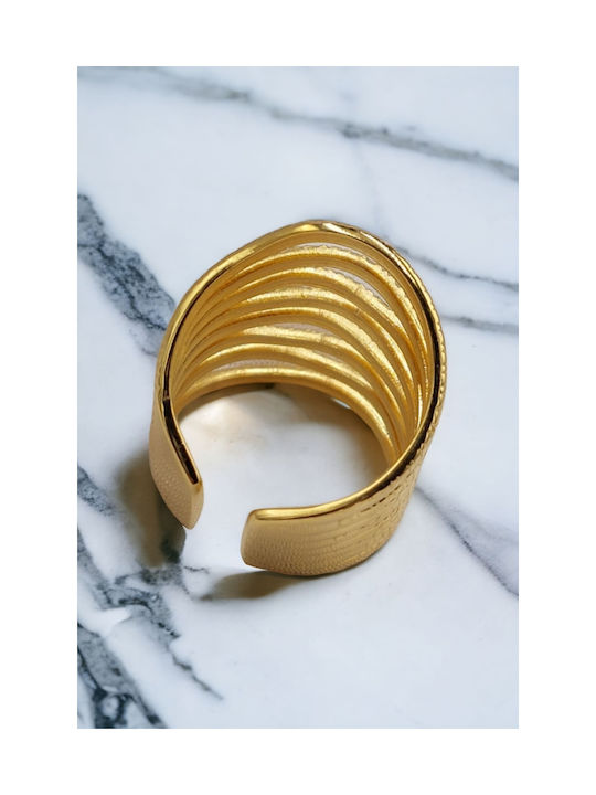 Women's Ring from Steel Gold Plated