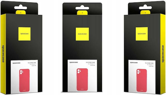 Spacecase Silicone Back Cover Silicone Red (iPhone 11)