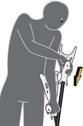 FDI Forearm Crutches Πατερίτσα Μασχάλης Μαύρο 86060