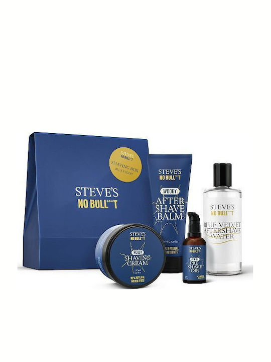 Steve's Кутия за бръснене без глупости Blue Velvet 350мл Steve's Кутия за бръснене без глупости Blue Velvet 350мл