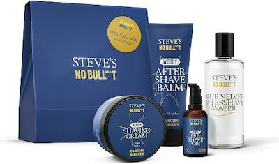 Steve's No Bull***t Shaving Box Blue Velvet 350ml